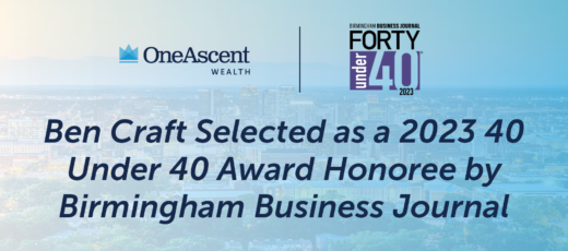 Ben Craft Selected as a 2023 40 Under 40 Award Honoree by Birmingham Business Journal
